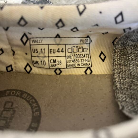 HeyDude Wally Pilot Herringbone Slip On Shoes Men’s Size 11 - Picture 9 of 9